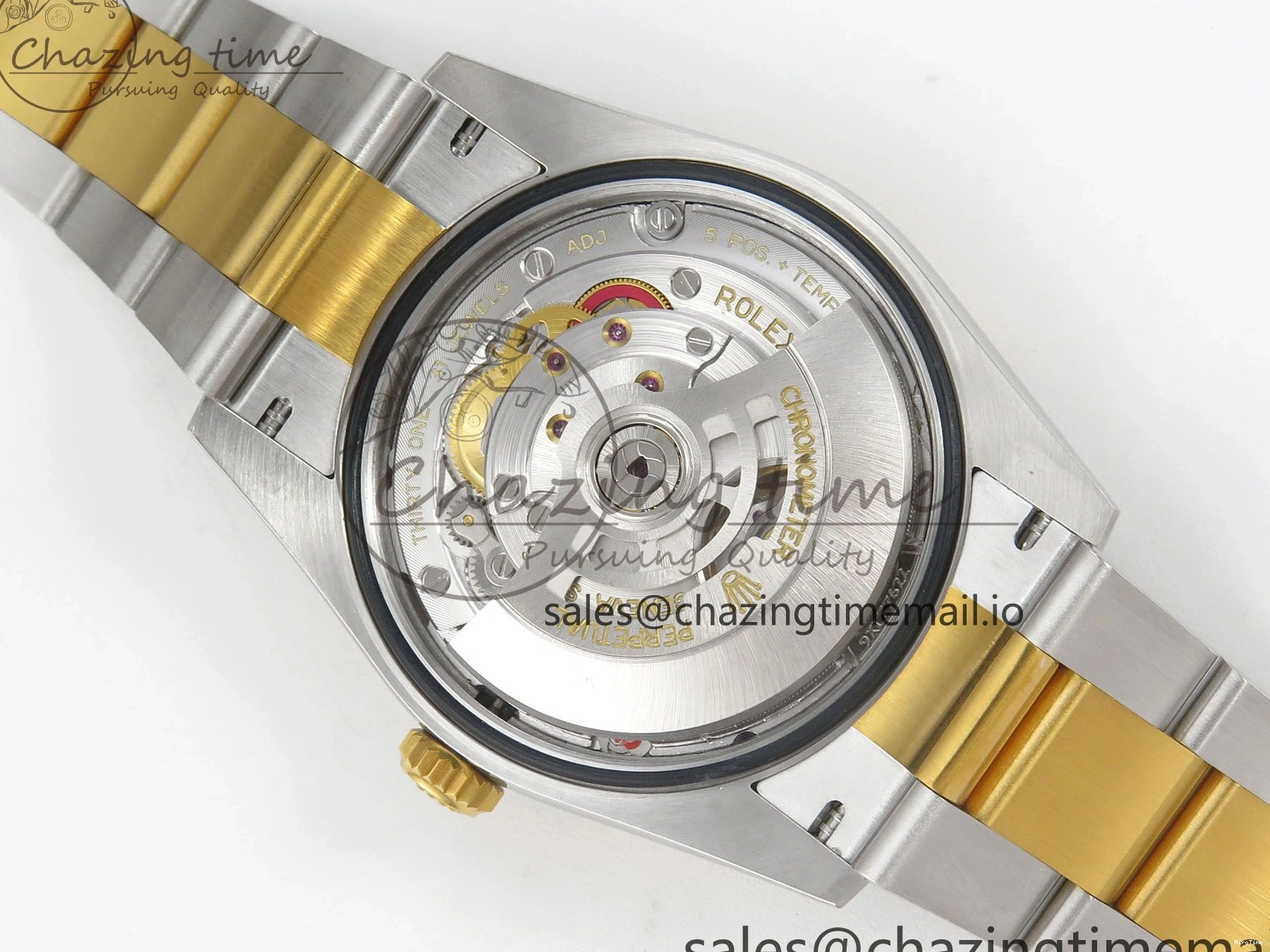 MiroTime 0510 Unisex DateJust 36 SS YG ARF 1:1 Best Edition 904L Steel YG Leaf Dial on Oyster Bracelet SH 92